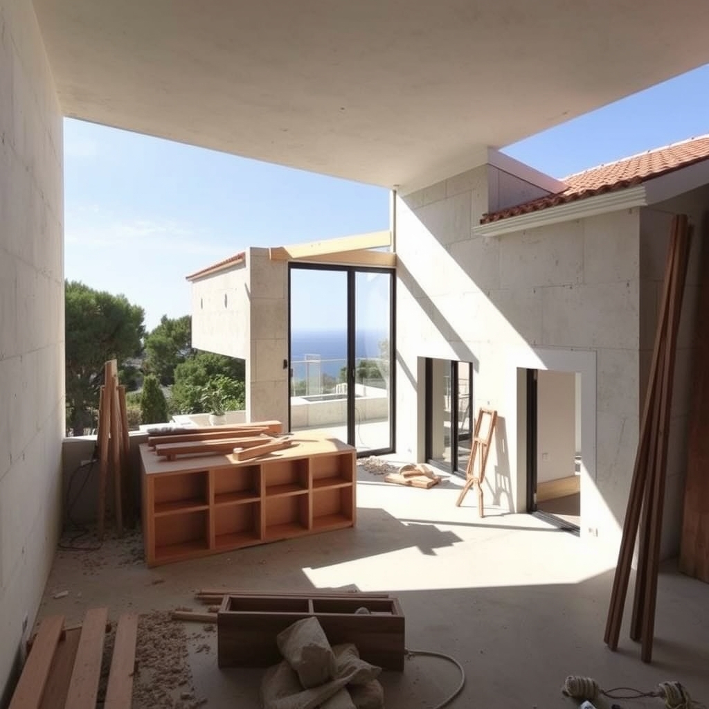 construction de maison individuelle à Antibes (illustration)