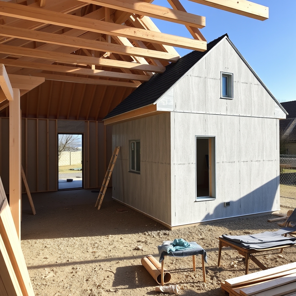 construction de maison individuelle à Le Cannet (illustration)