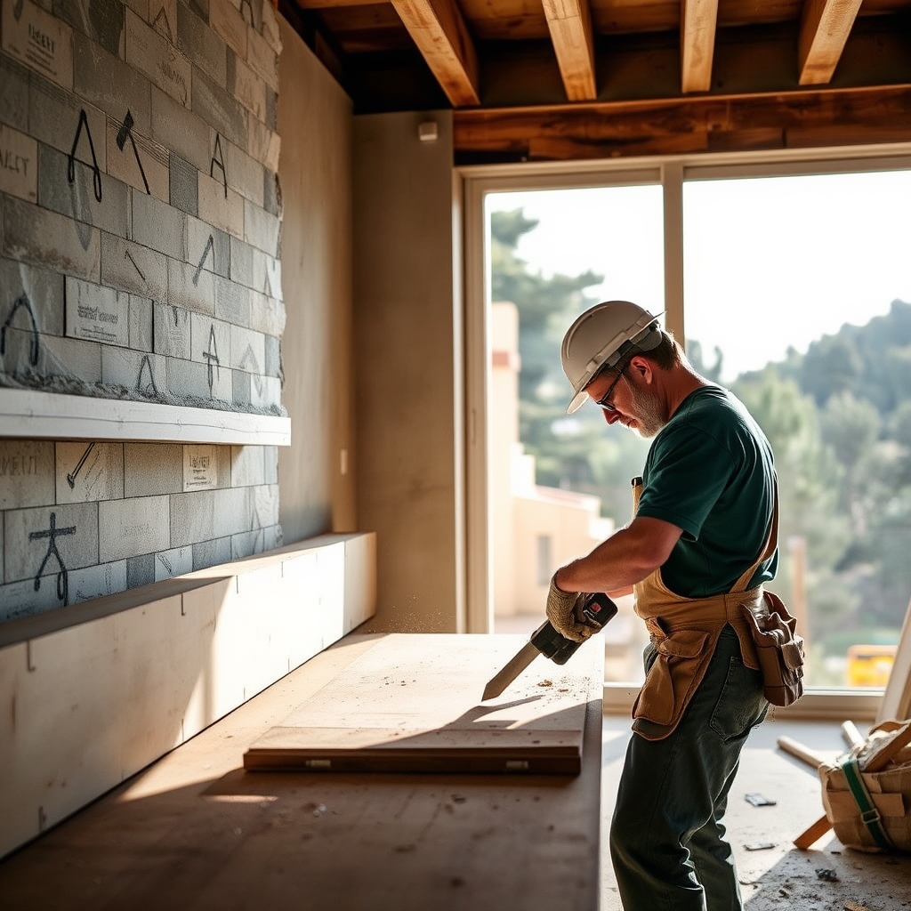 construction de maison individuelle à Menton (illustration)