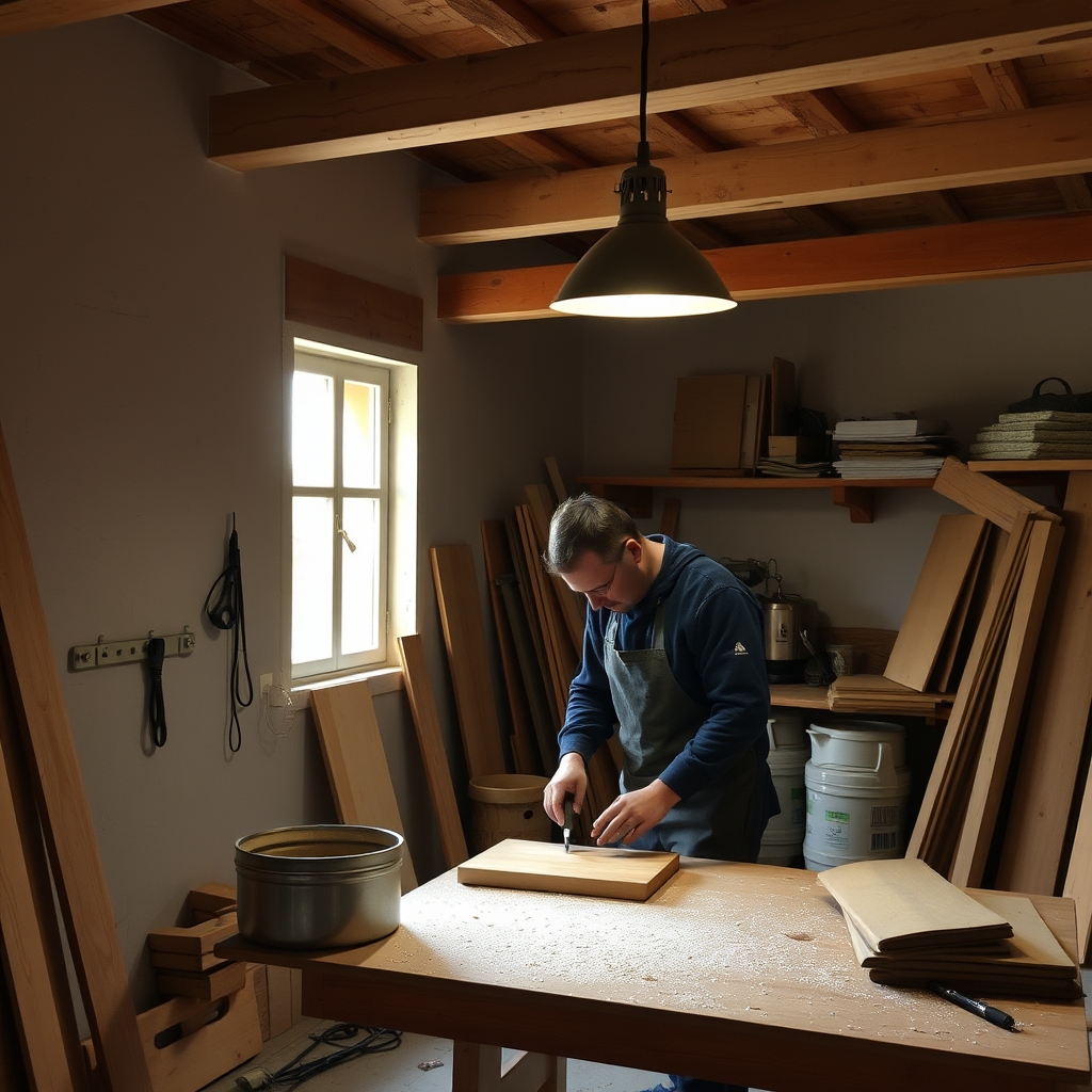 atelier de construction de maison individuelle (illustration)